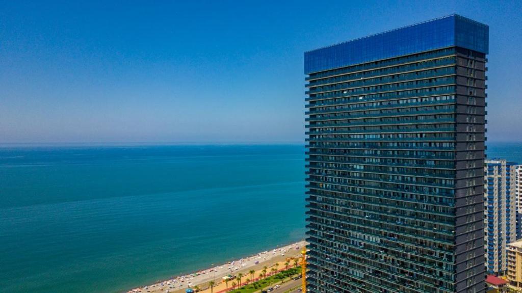 Студия С Потрясающим Видом На Море В Orbi Beach Tower 巴统 外观 照片