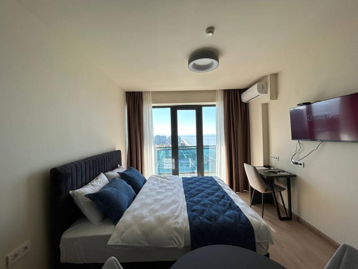 Студия С Потрясающим Видом На Море В Orbi Beach Tower 巴统 外观 照片