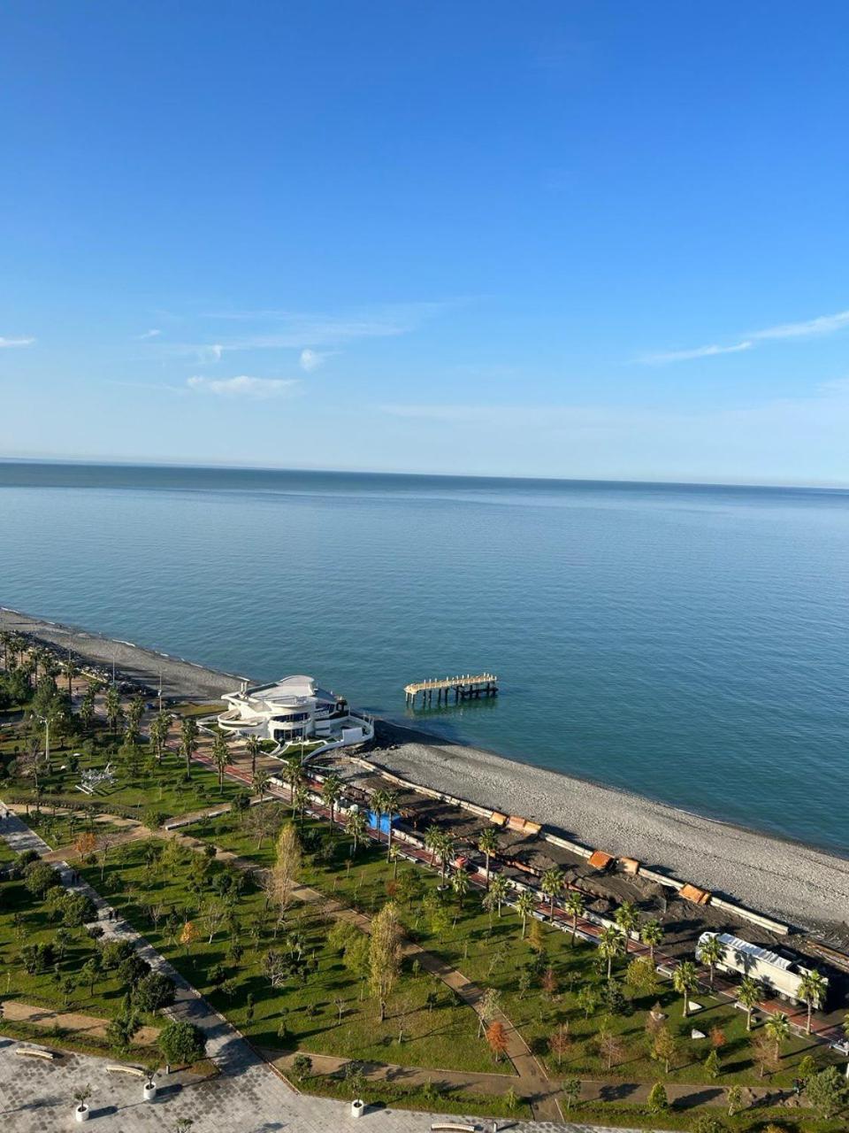Студия С Потрясающим Видом На Море В Orbi Beach Tower 巴统 外观 照片
